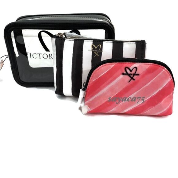 Victoria’s Secret trio makeup cosmetics bags set - Picture 10 of 13